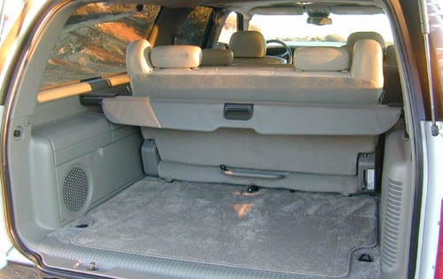2000 GMC Yukon interior CARGO