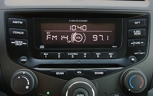 2003 Honda Accord interior CC