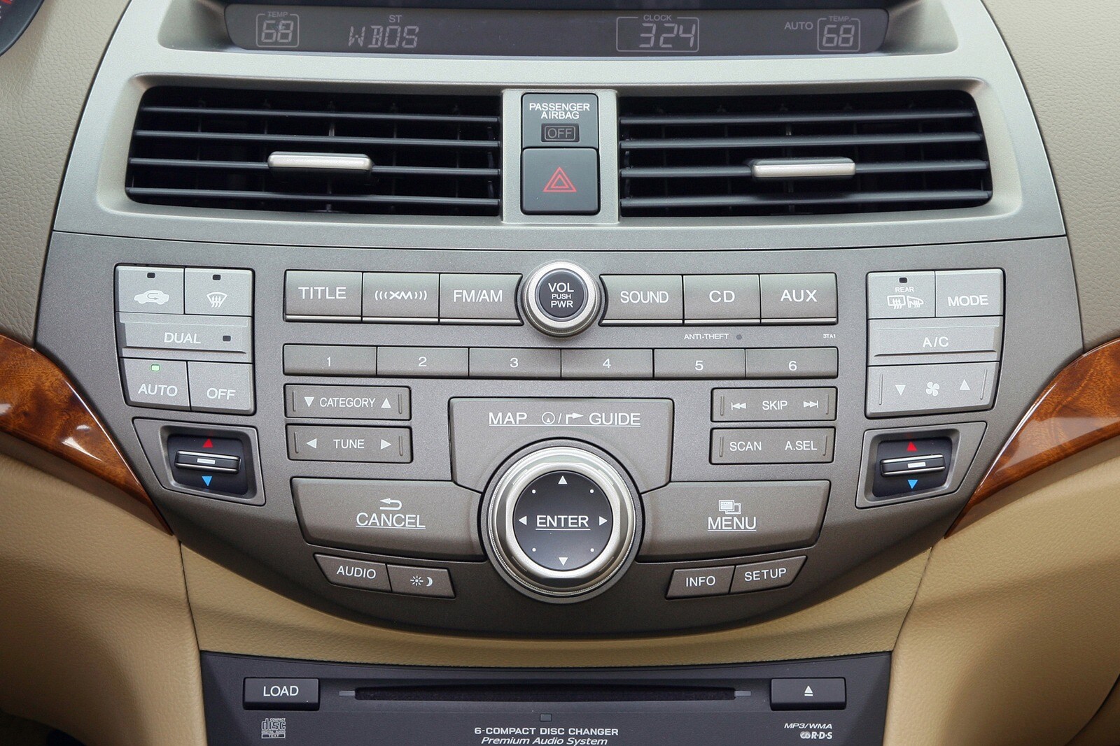 2008 Honda Accord interior CC