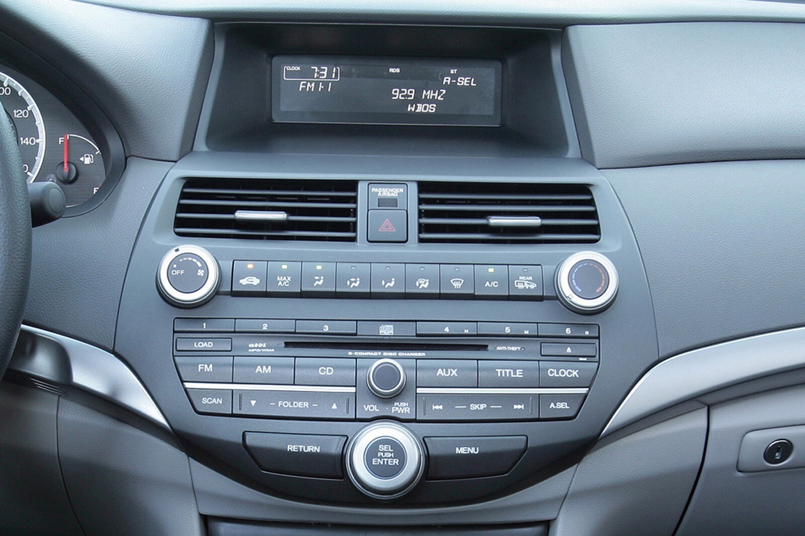 2008 Honda Accord interior CC