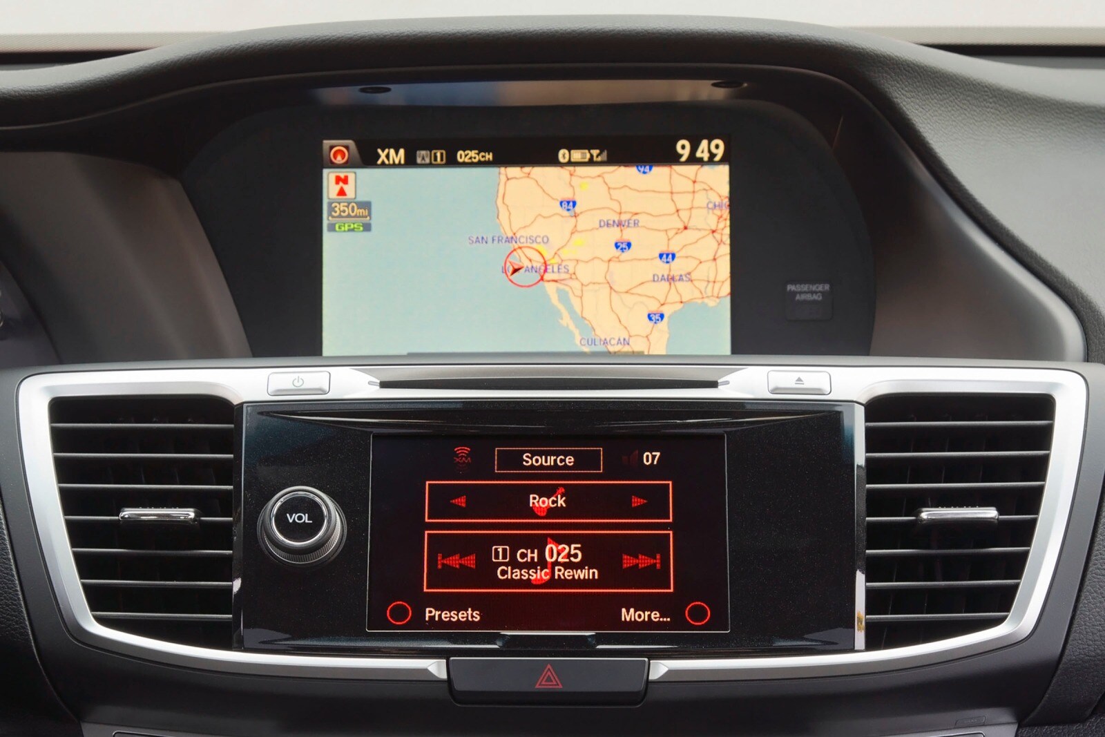 2013 Honda Accord interior NAVSYS