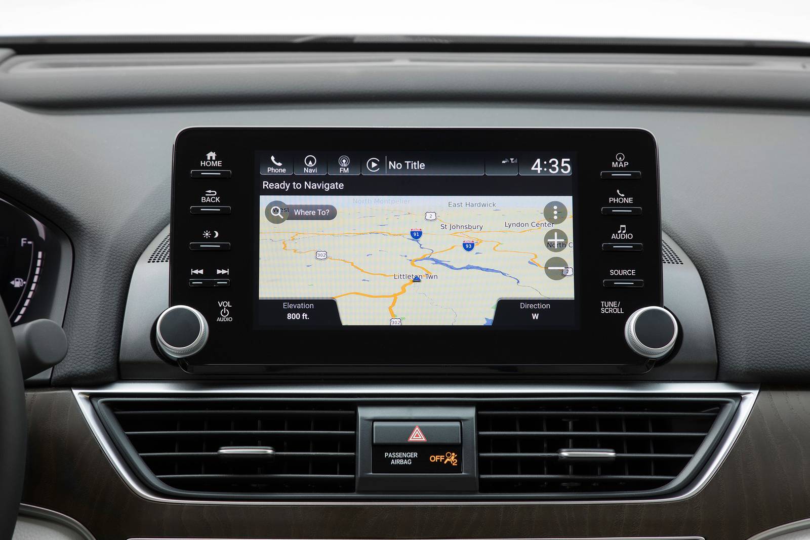 2021 Honda Accord interior NAVSYS