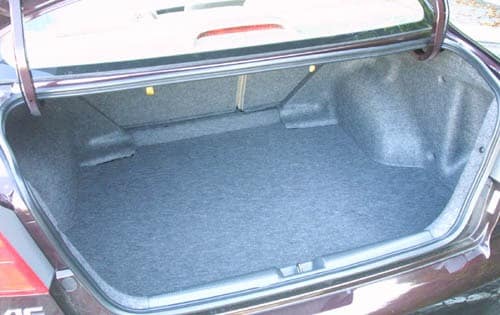 2001 Honda Civic interior CARGO