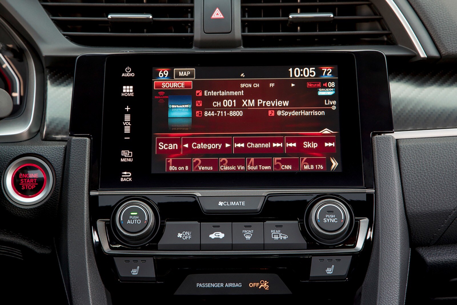 2017 Honda Civic front safety CC