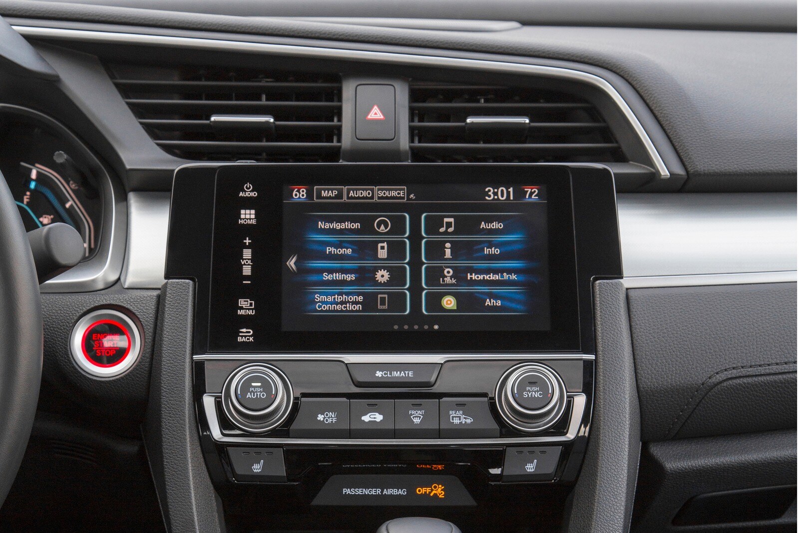 2017 Honda Civic front safety CC