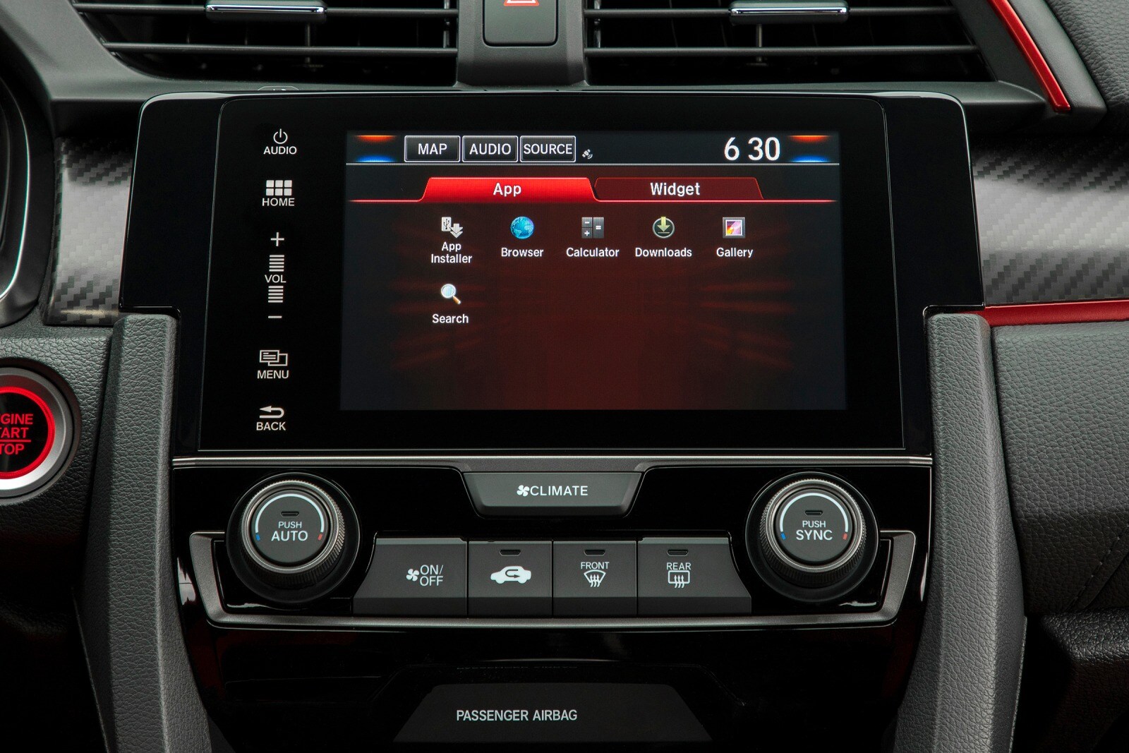 2017 Honda Civic front safety CC