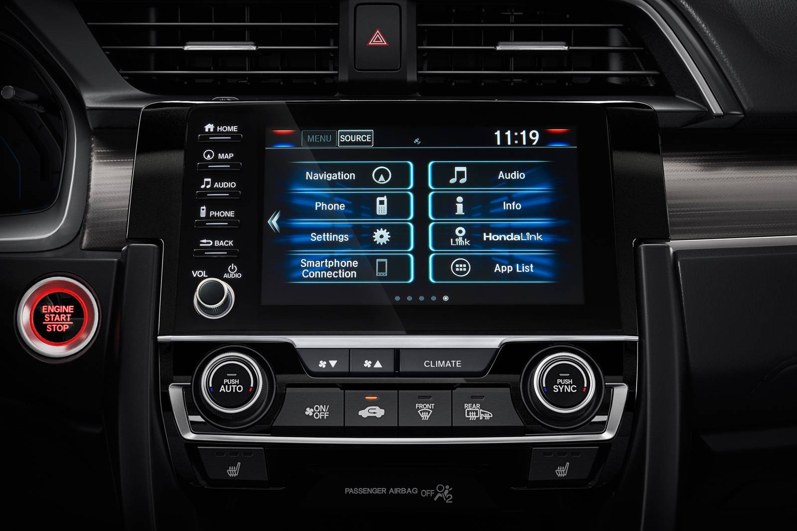 2019 Honda Civic interior CC