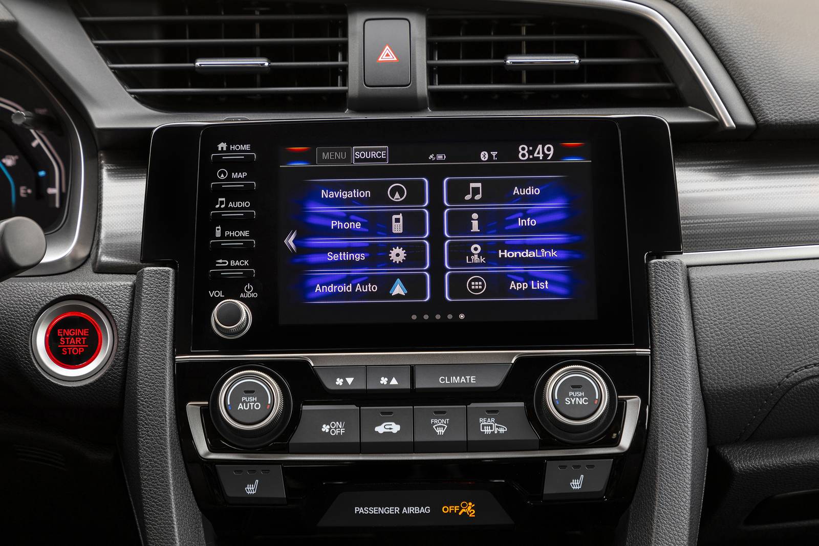 2019 Honda Civic interior CC