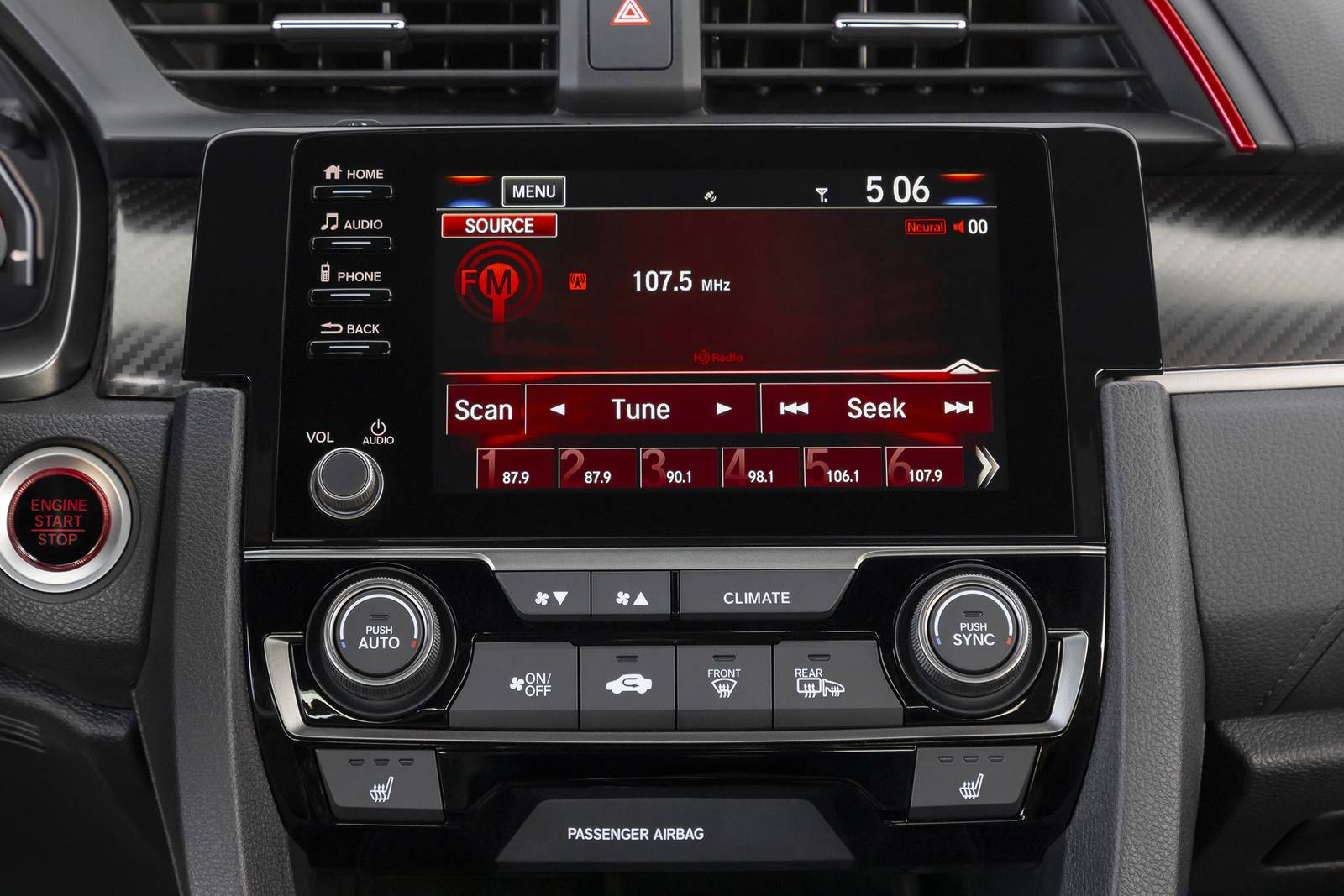 2020 Honda Civic front safety CC