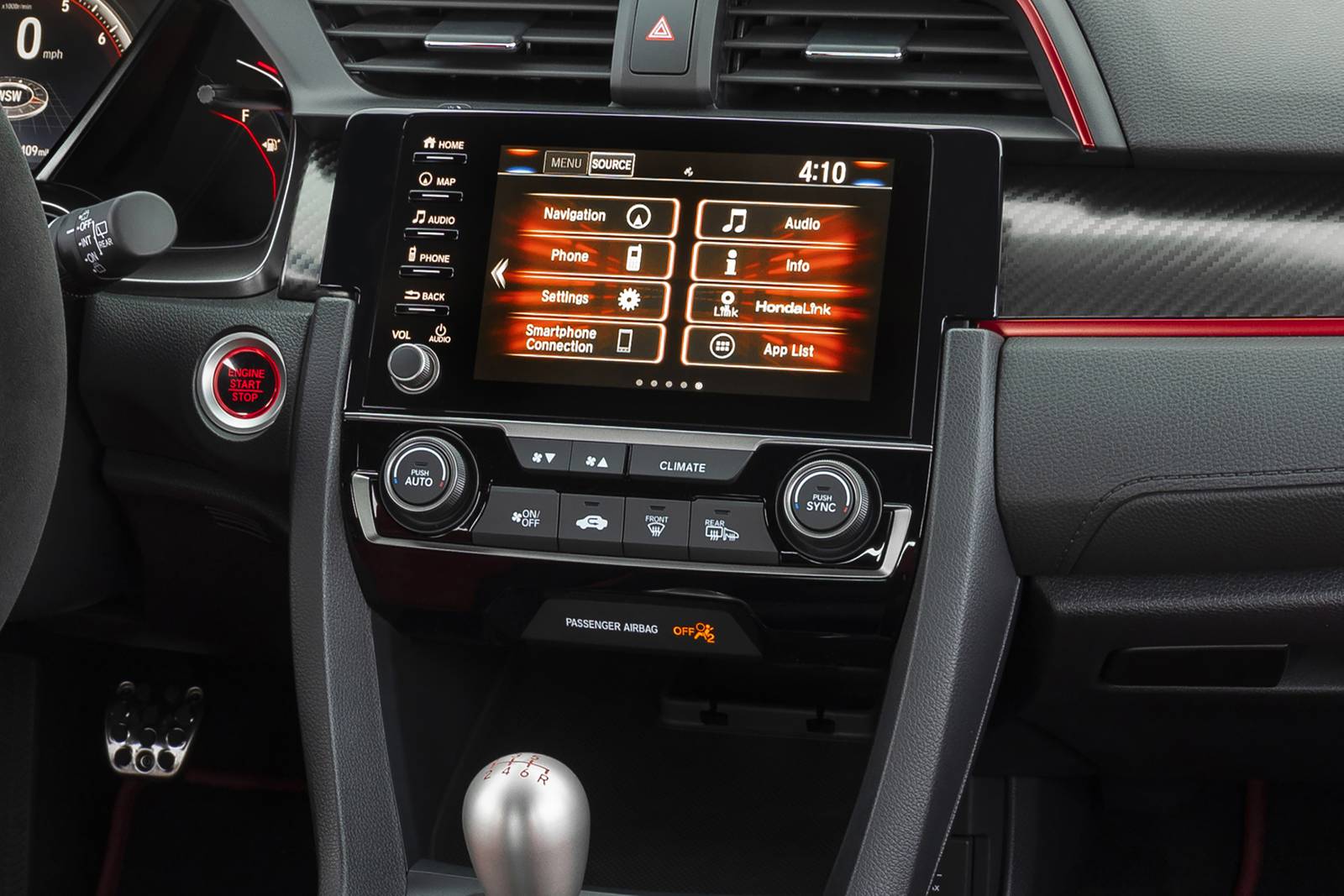 2021 Honda Civic Hatchback front safety CC