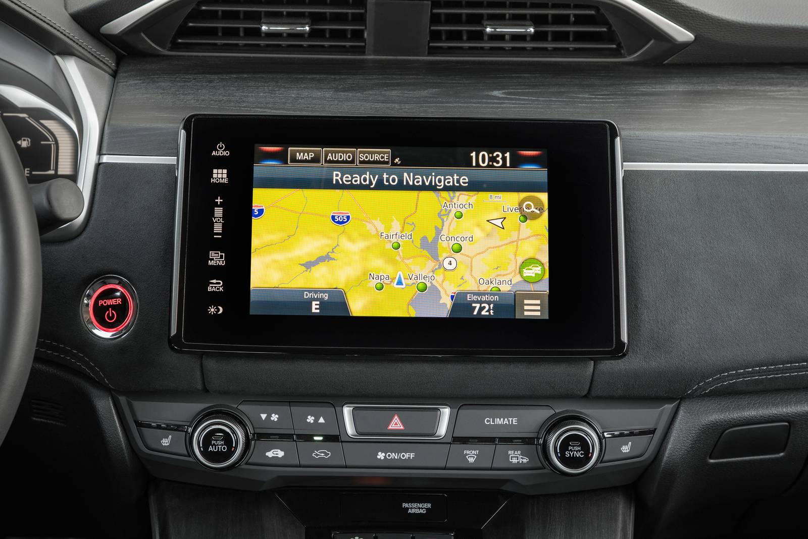 2018 Honda Clarity interior NAVSYS