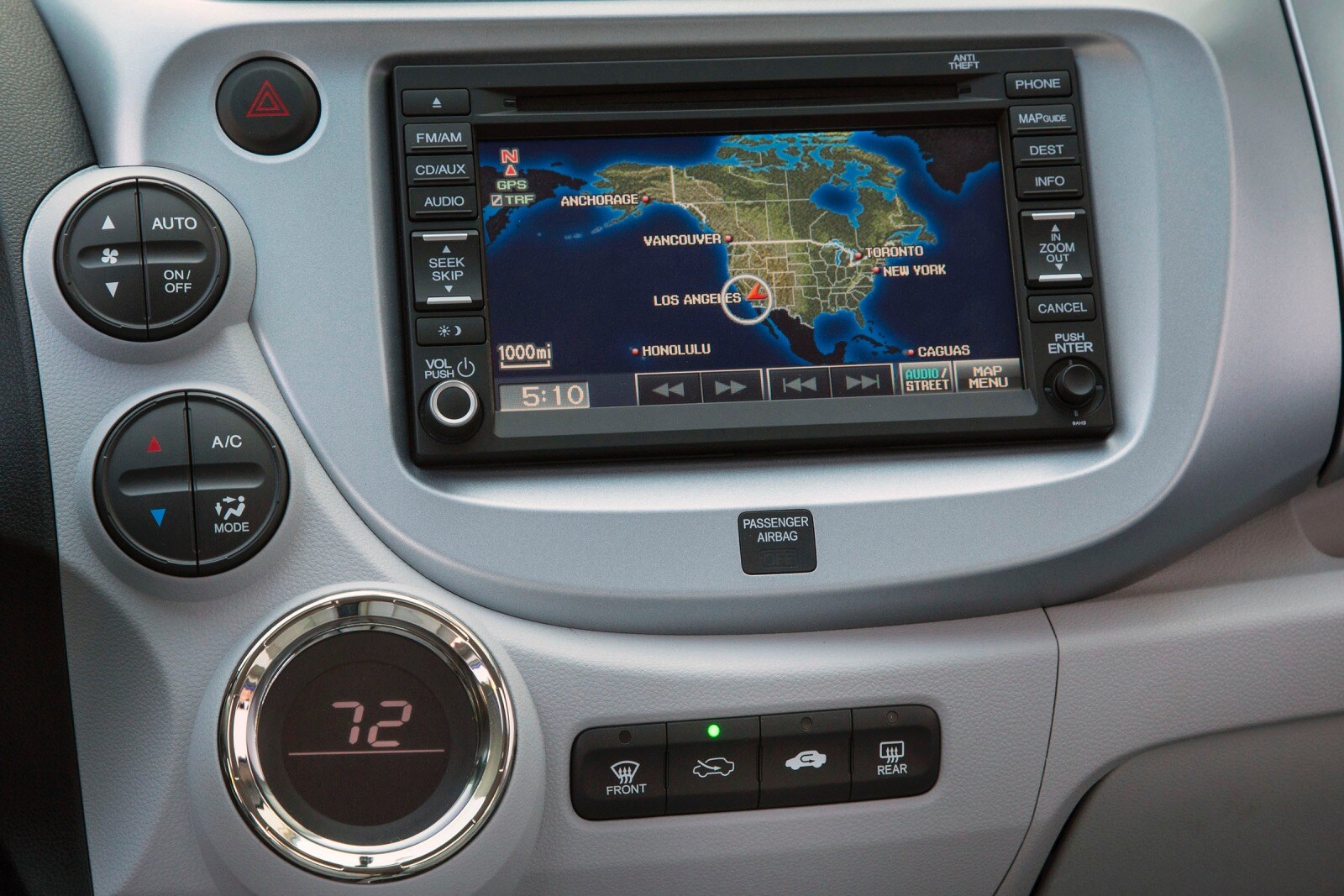 2013 Honda Fit interior NAVSYS