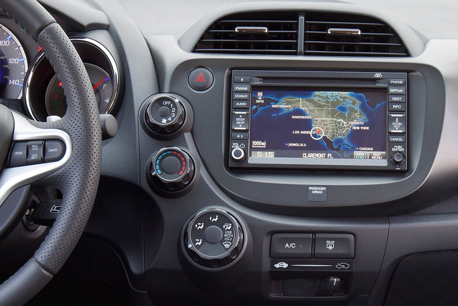 2012 Honda Fit interior NAVSYS