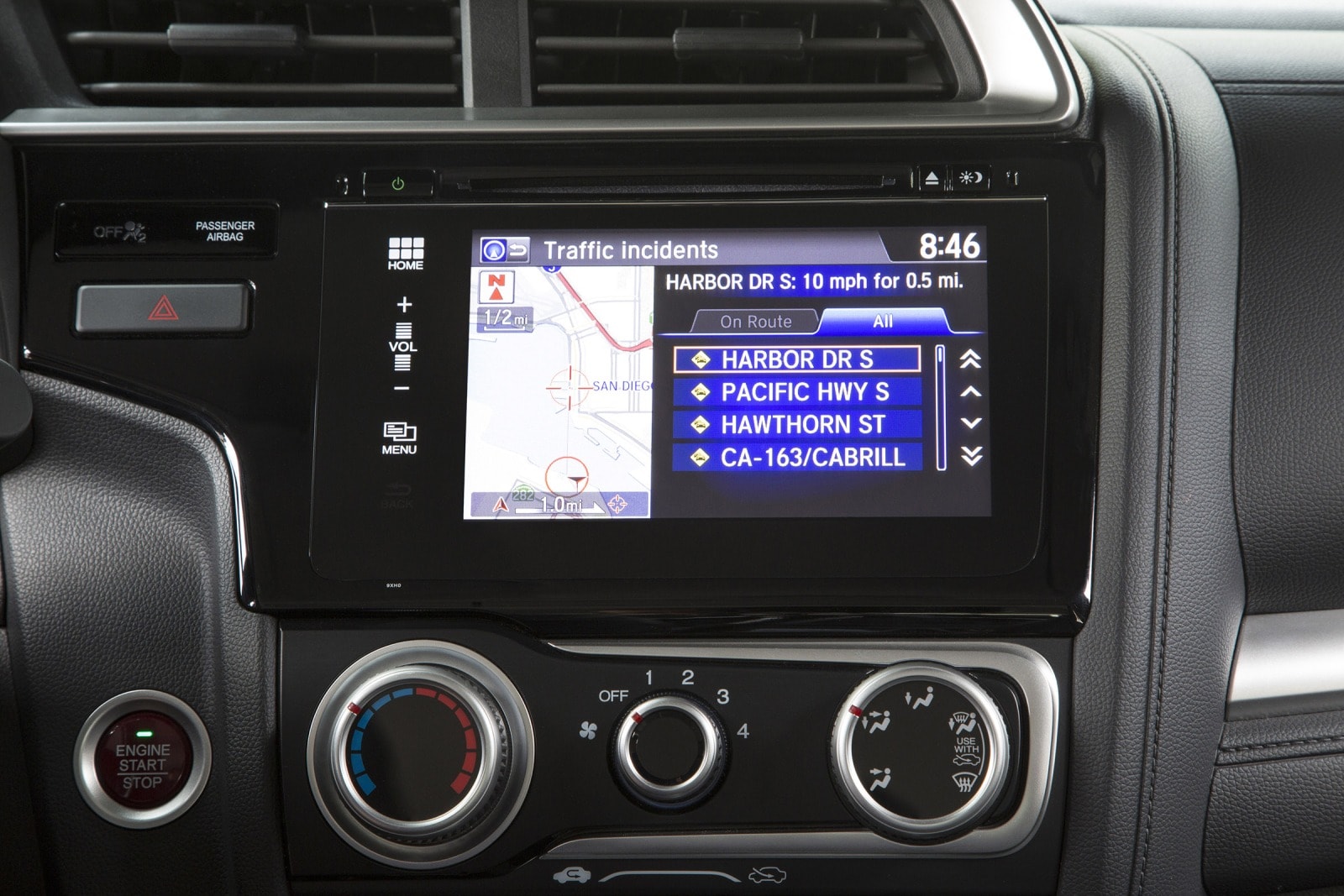 2015 Honda Fit interior NAVSYS
