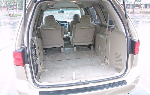 2001 Honda Odyssey interior CARGO