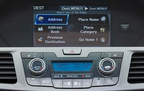 2012 Honda Odyssey interior CC