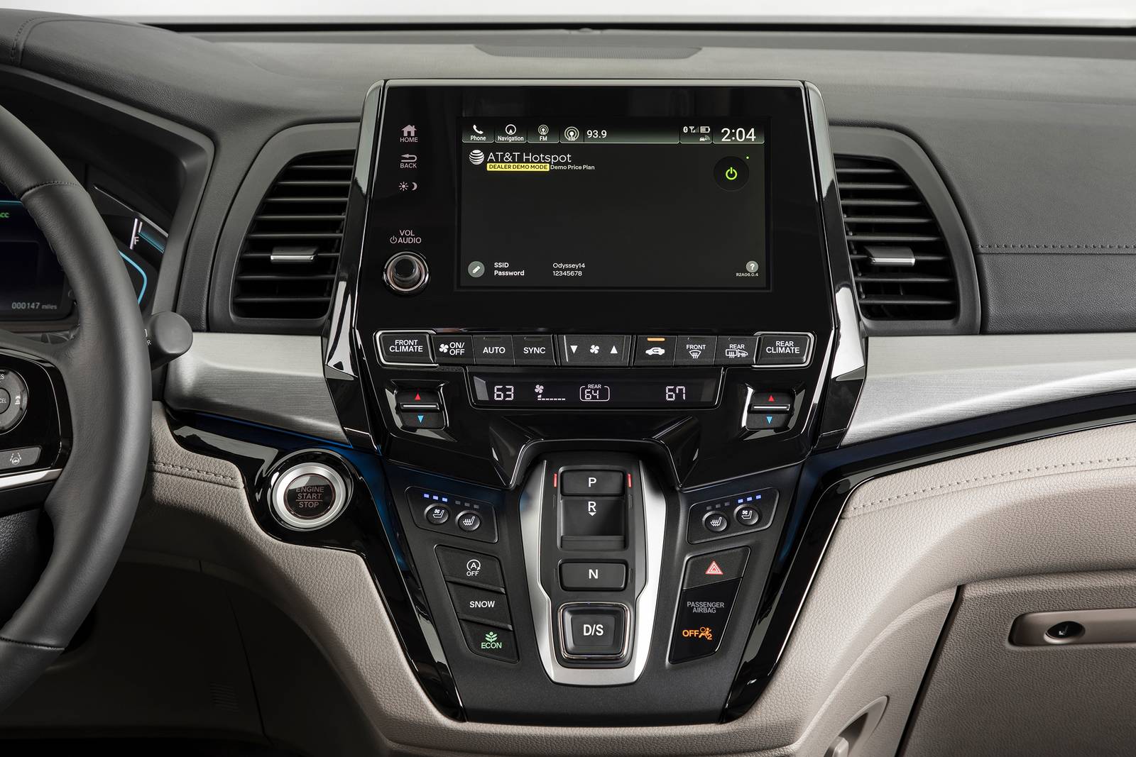 2018 Honda Odyssey interior CC