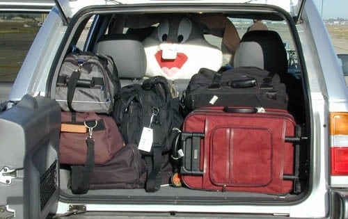 2000 Honda Passport interior CARGO