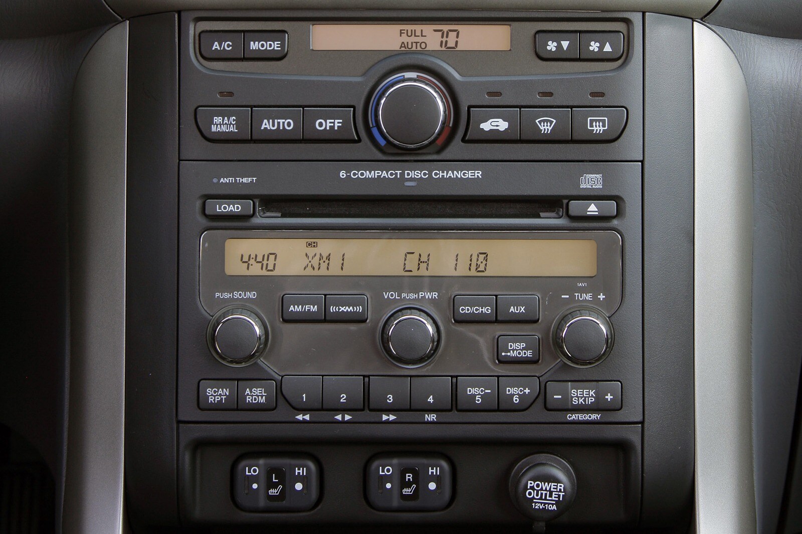 2008 Honda Pilot interior CC