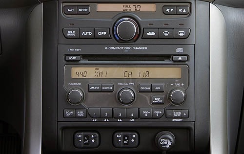 2008 Honda Pilot interior CC