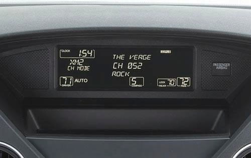 2009 Honda Pilot interior CC