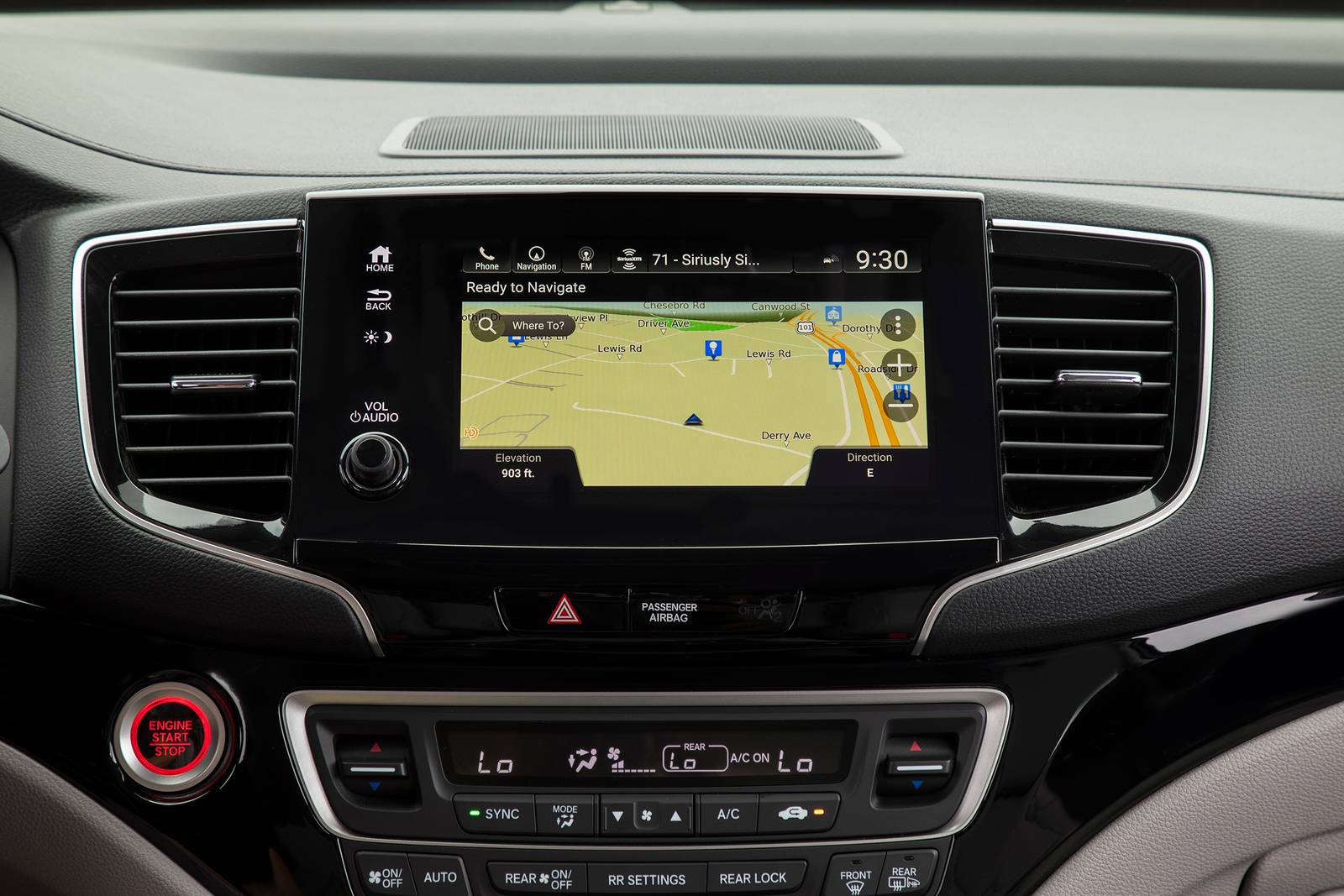 2021 Honda Pilot interior NAVSYS