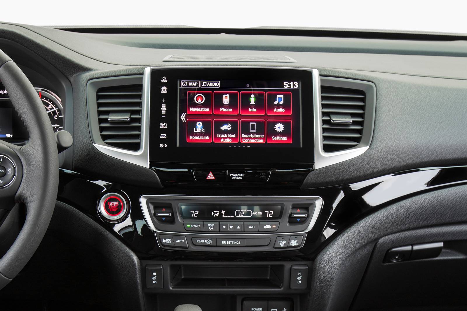 2019 Honda Ridgeline interior CC