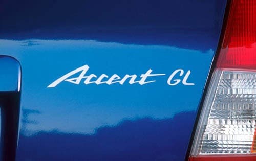 2000 Hyundai Accent exterior FBDG