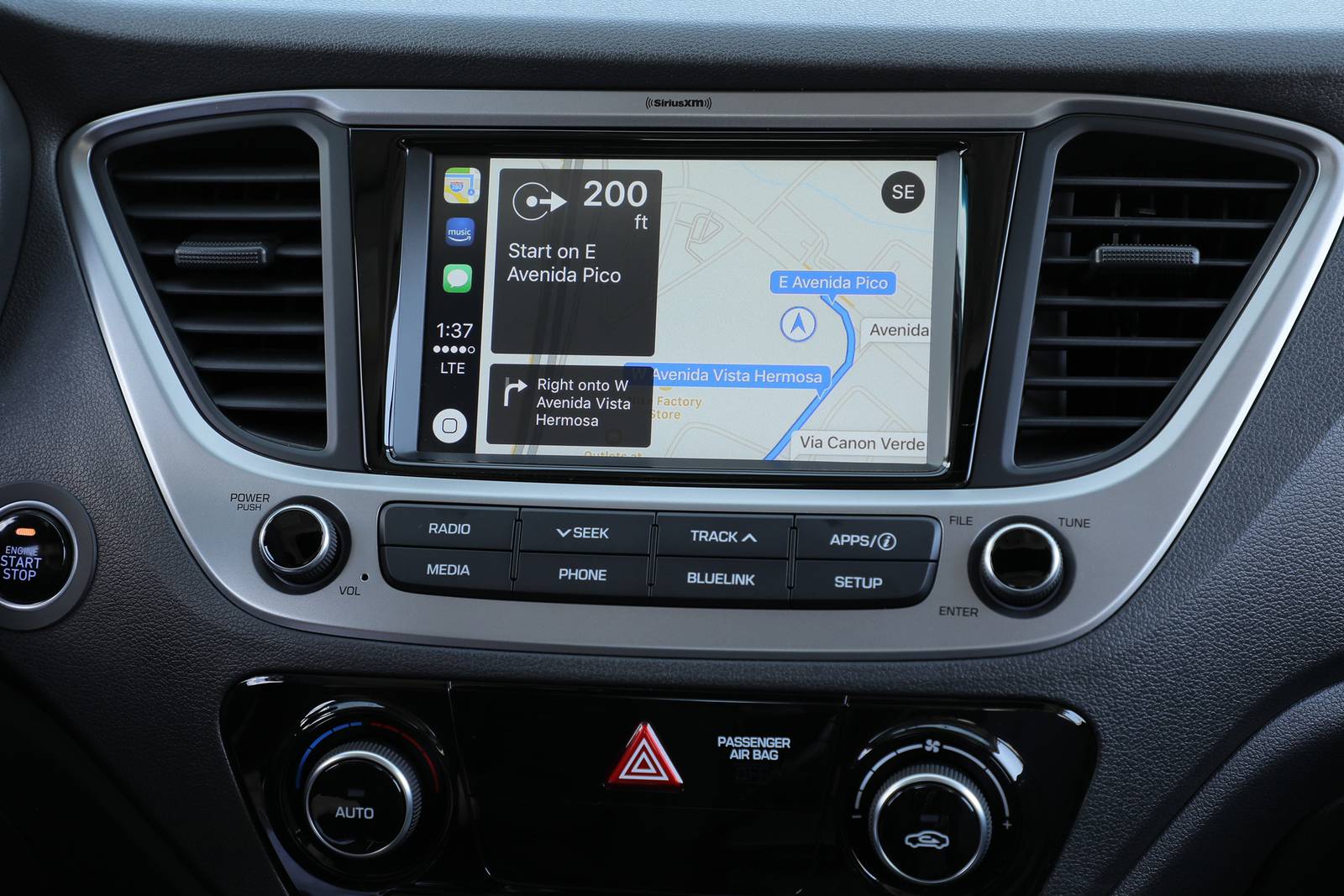 2018 Hyundai Accent interior NAVSYS