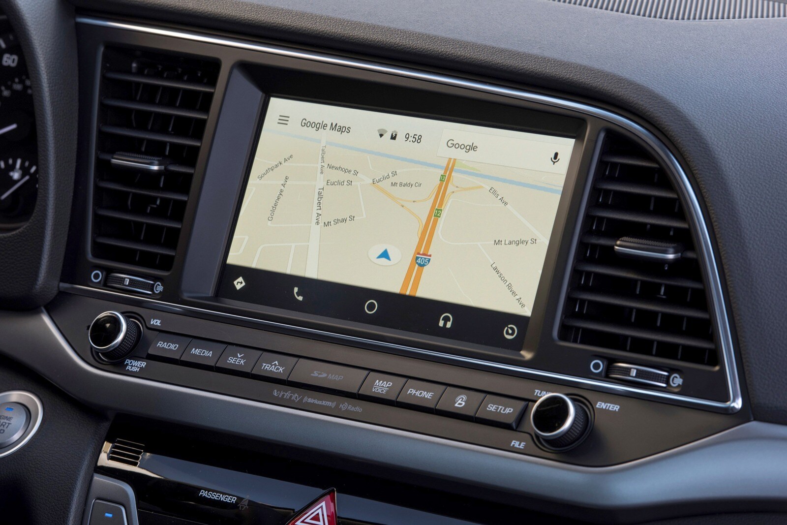 2017 Hyundai Elantra interior NAVSYS