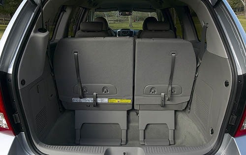 2008 Hyundai Entourage interior CARGO