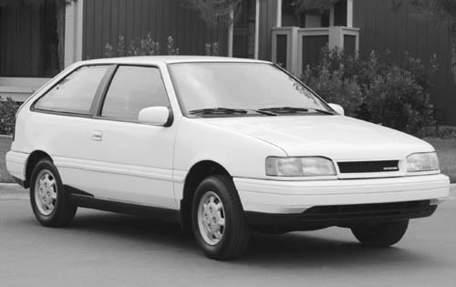 1990 Hyundai Excel 2 Dr STD Hatchback