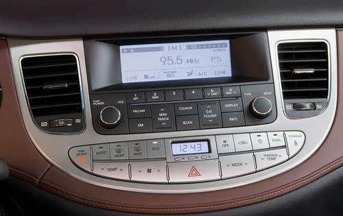 2011 Hyundai Genesis interior CC