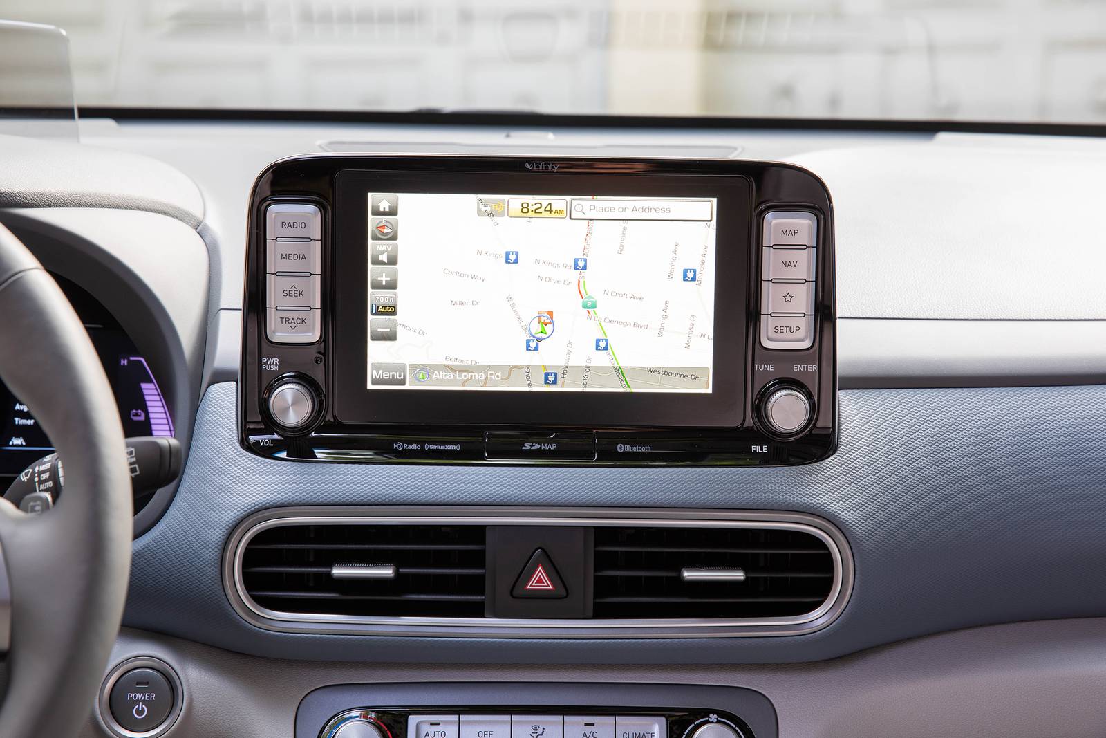 2019 Hyundai Kona interior NAVSYS