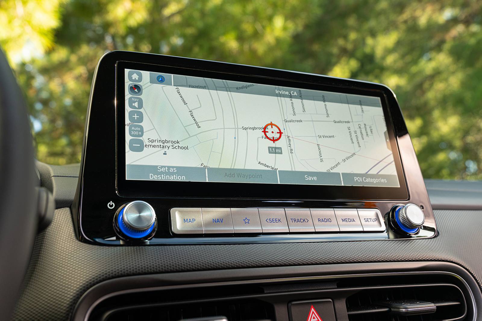 2022 Hyundai Kona Electric interior NAVSYS