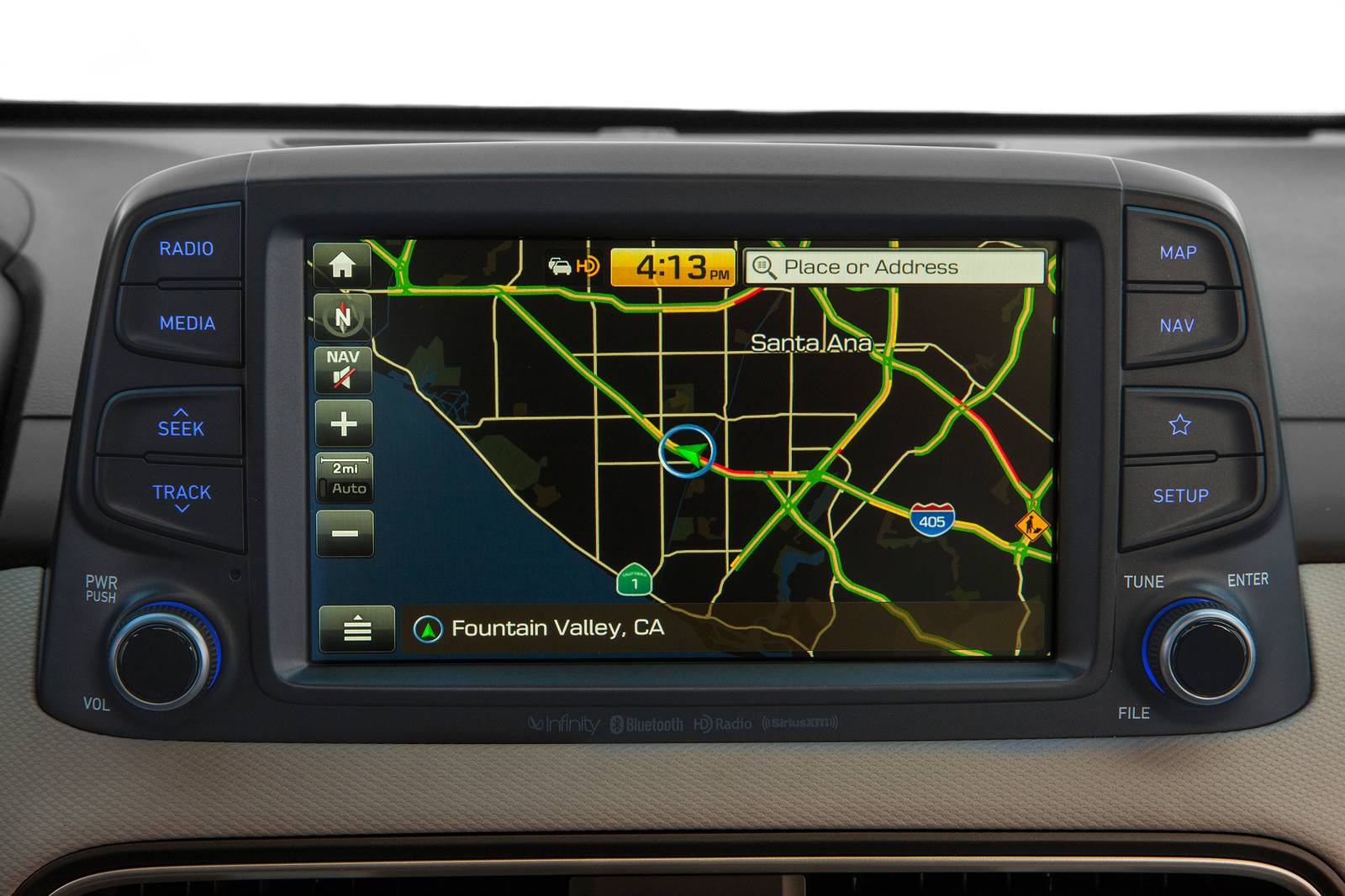 2021 Hyundai Kona interior NAVSYS