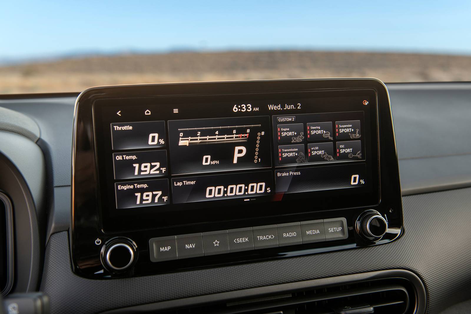 2022 Hyundai Kona interior CC