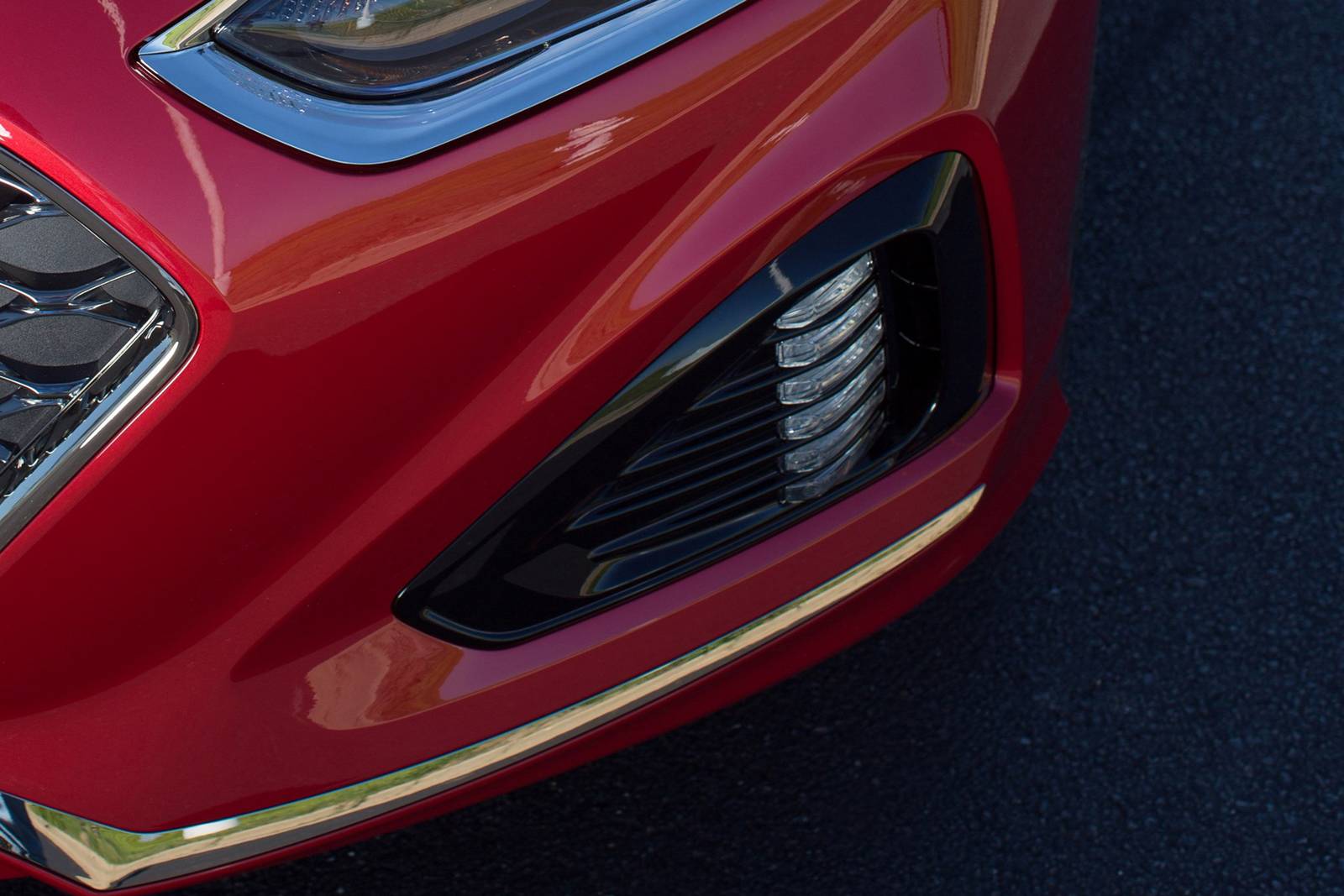 2018 Hyundai Sonata exterior FOG