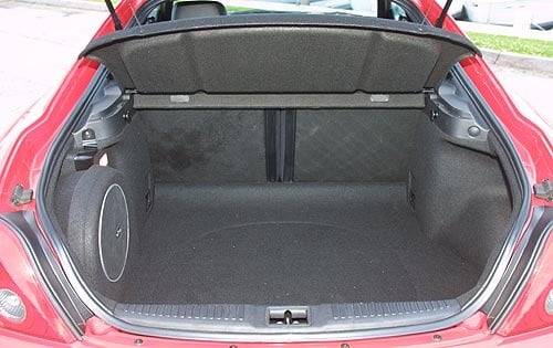 2003 Hyundai Tiburon interior CARGO
