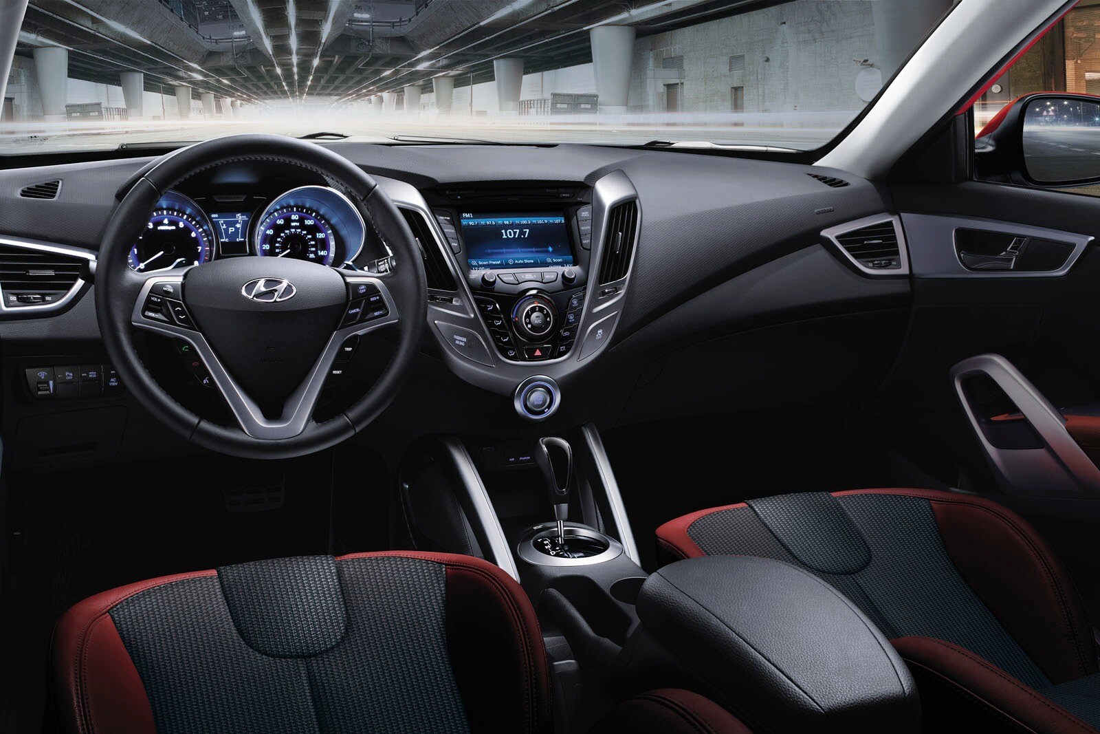 2013 Hyundai Veloster front safety D