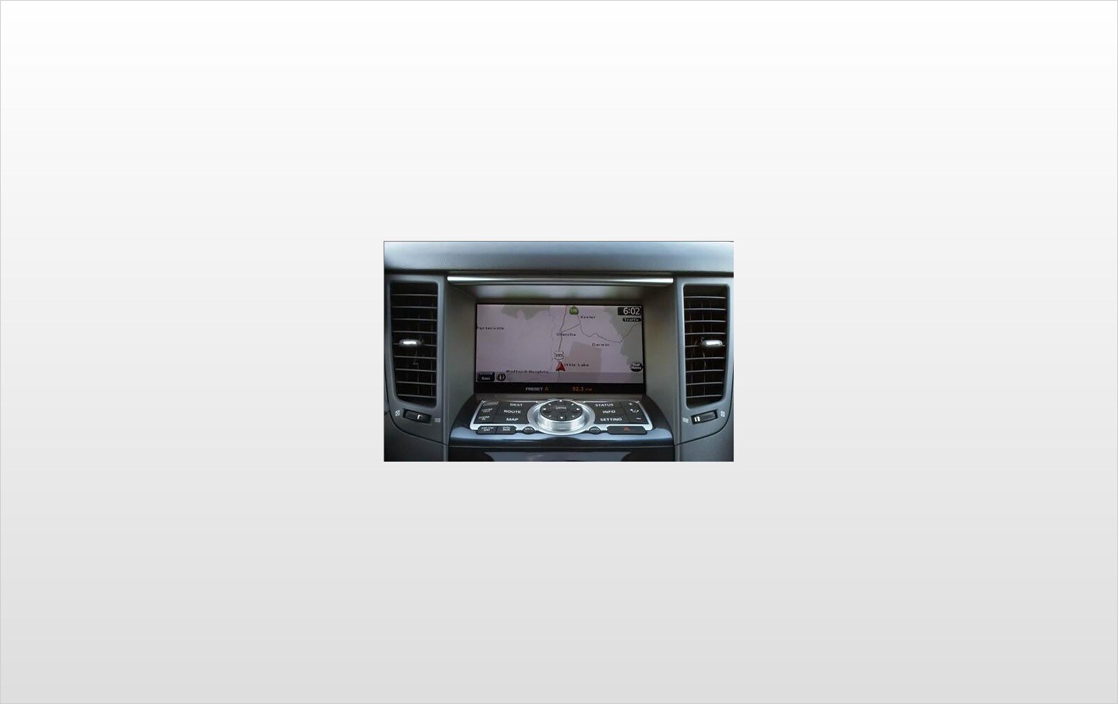 2009 Infiniti FX35 front safety NAVSYS
