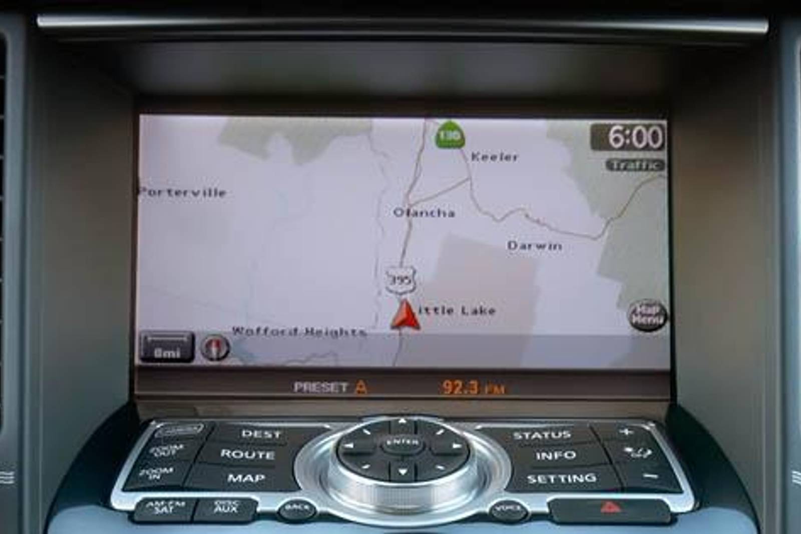 2010 INFINITI FX50 interior NAVSYS