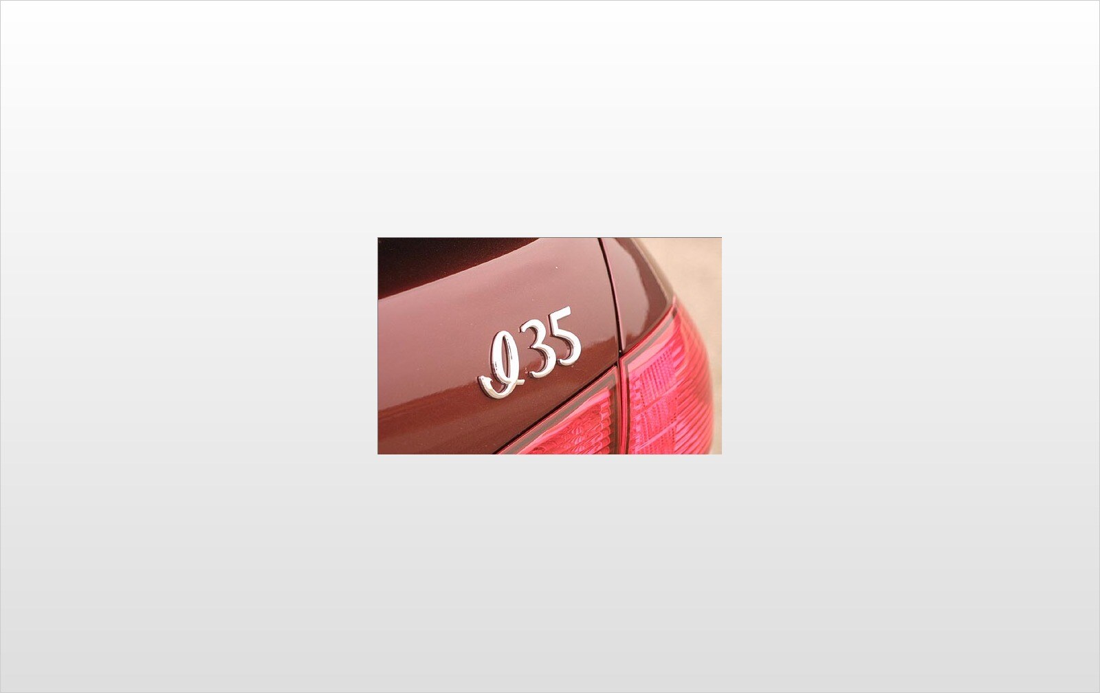 2003 INFINITI I35 exterior RBDG