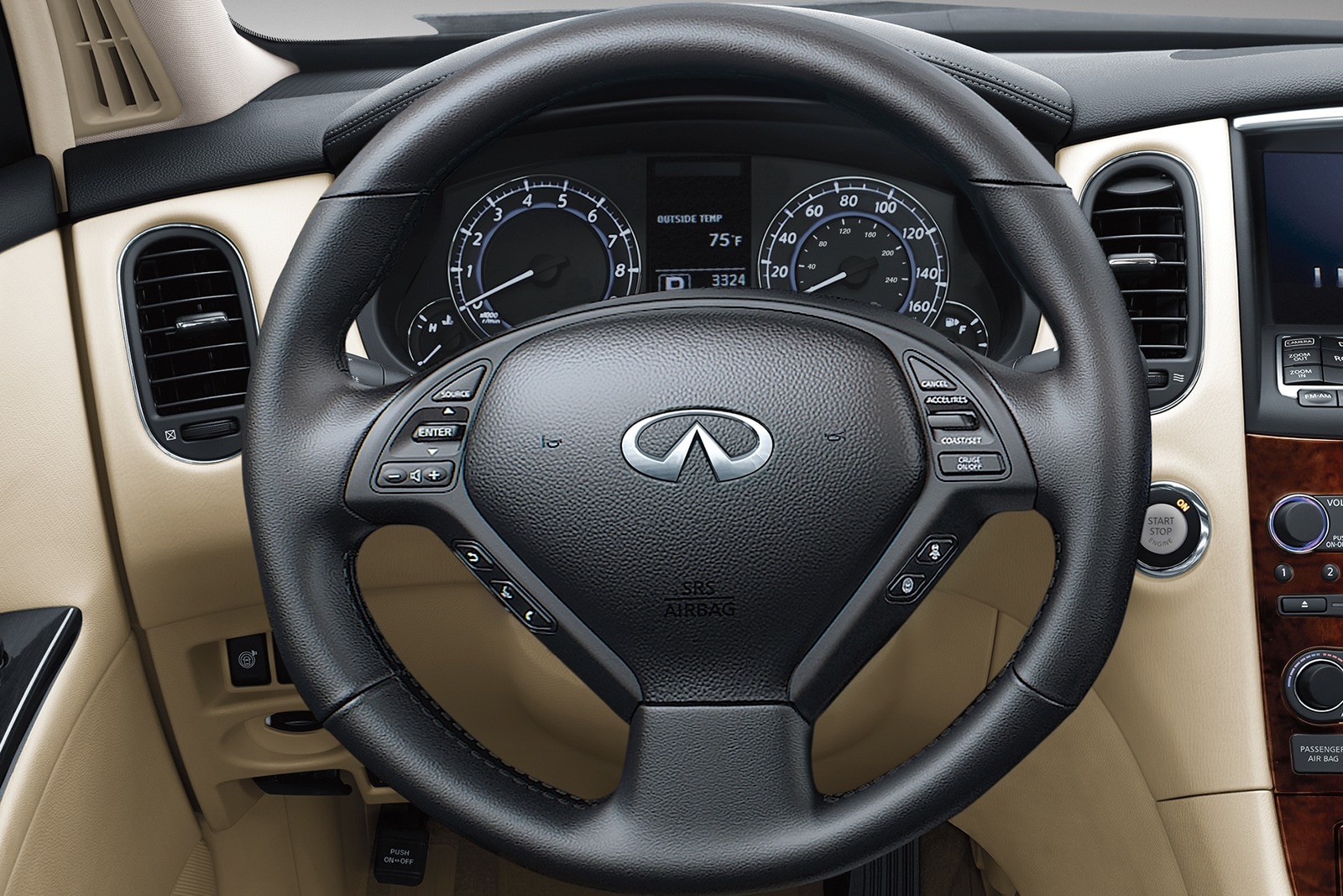 2016 Infiniti QX50 front safety SWD