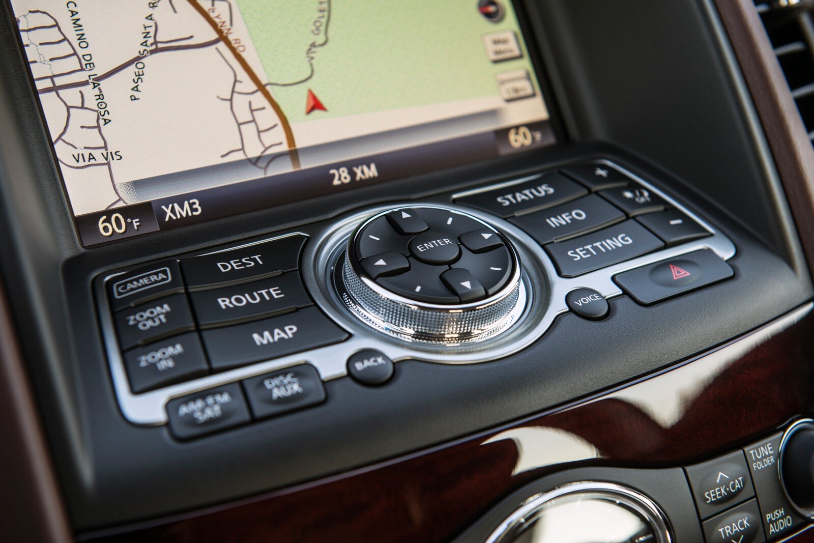 2017 Infiniti QX50 front safety DETAIL