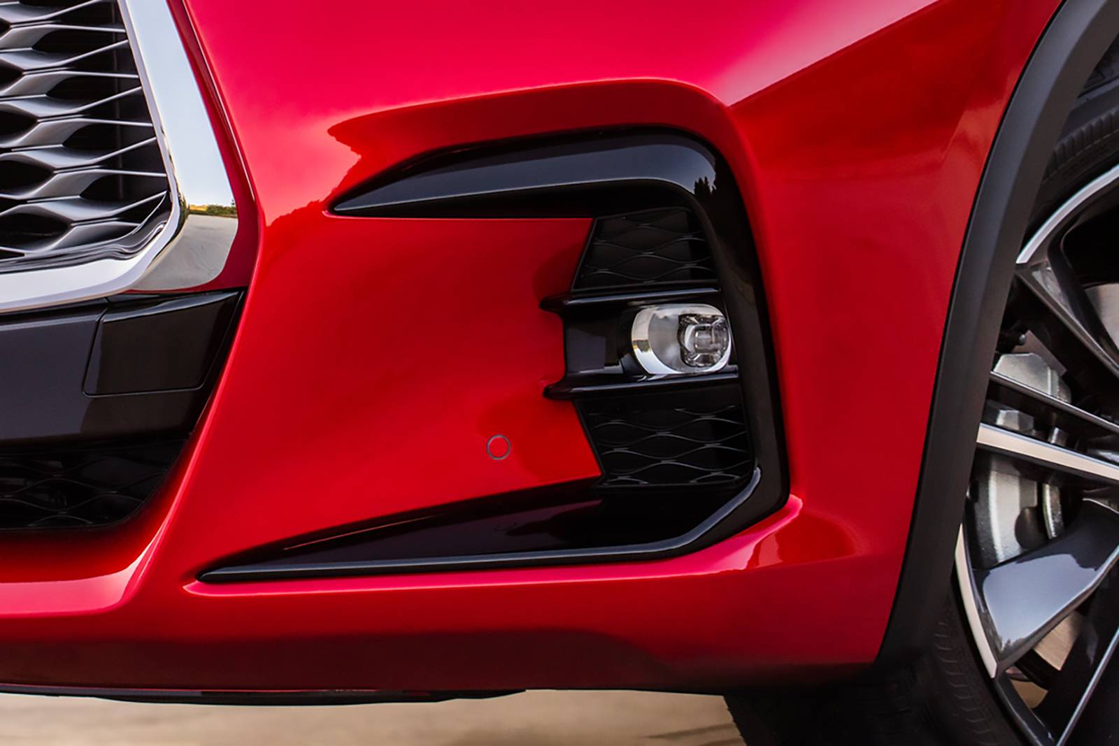 2022 Infiniti Qx55 exterior FOG