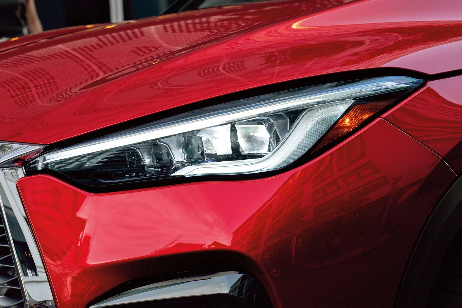 2022 Infiniti QX55 front safety EDETAIL