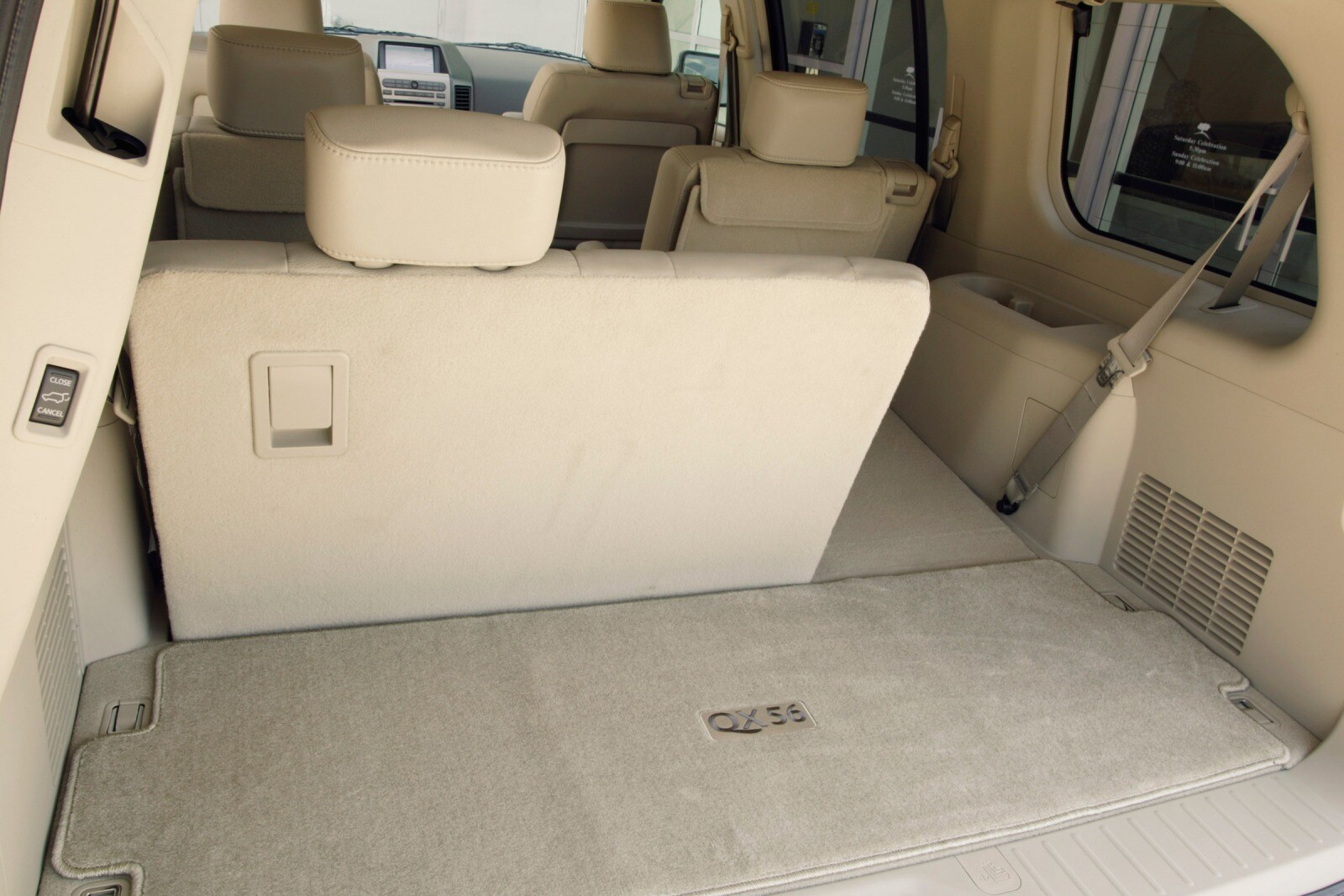 2007 INFINITI QX56 interior CARGO