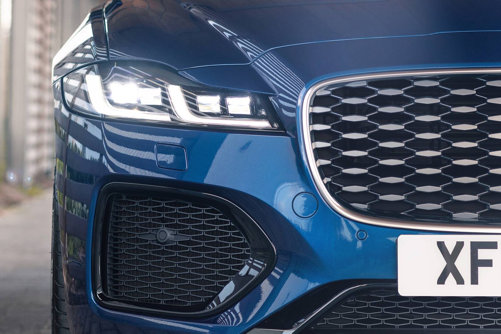 2021 Jaguar XF front safety EDETAIL