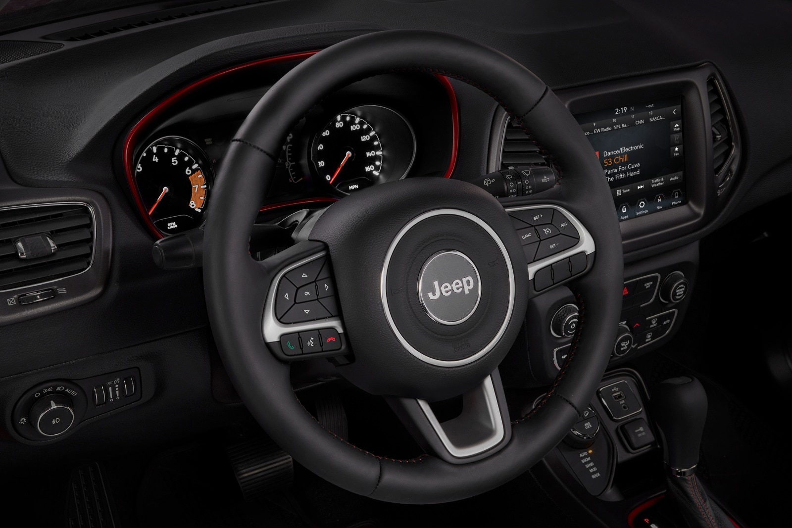 2017 Jeep Compass interior SWD